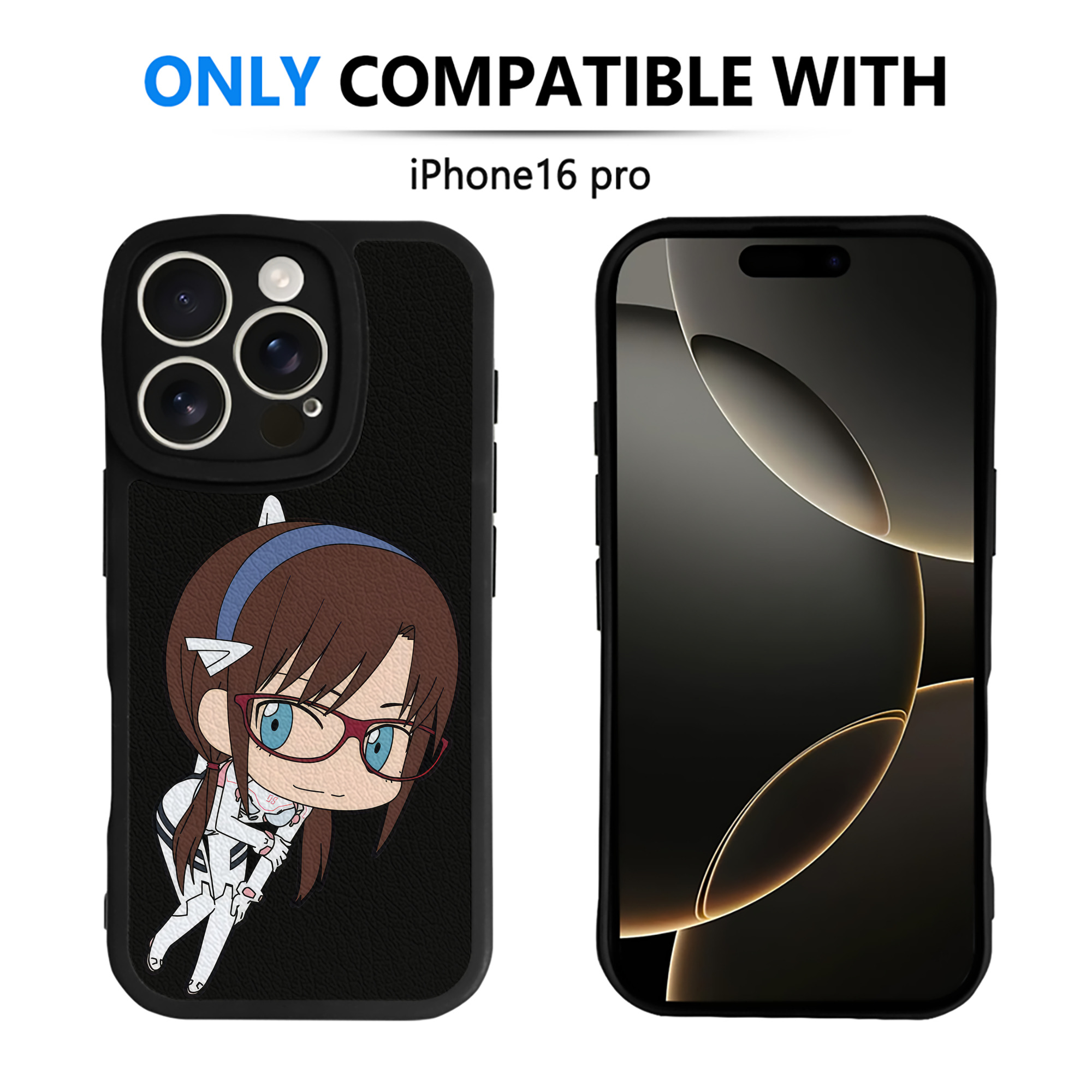 （画像用） EVA 新世紀エヴァンゲリオン 【iPhone 16シリーズ対応】シリコンスマホケース（レザー調） 材質：シリコン